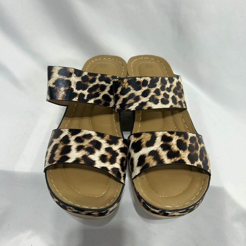 Leopard Print Women's Sandals